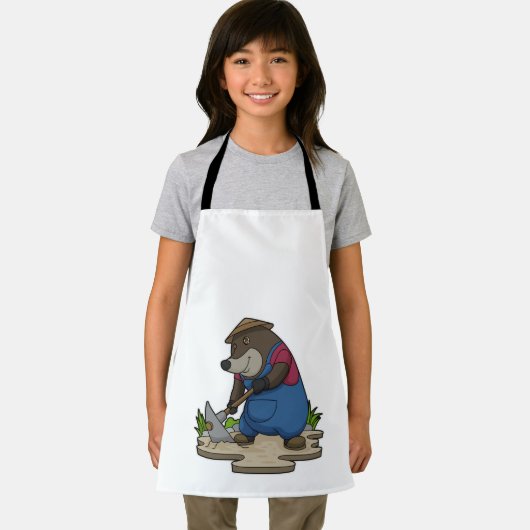 モグラの農家 エプロン (インサイチュ)