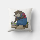 モグラの農家 クッション (裏面)