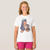 モグラシャベル Tシャツ (正面フル)