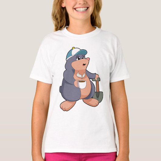 モグラシャベル Tシャツ (正面)
