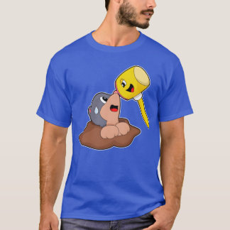 モグラハンマー かわいい動物 フレンズ Tシャツ
