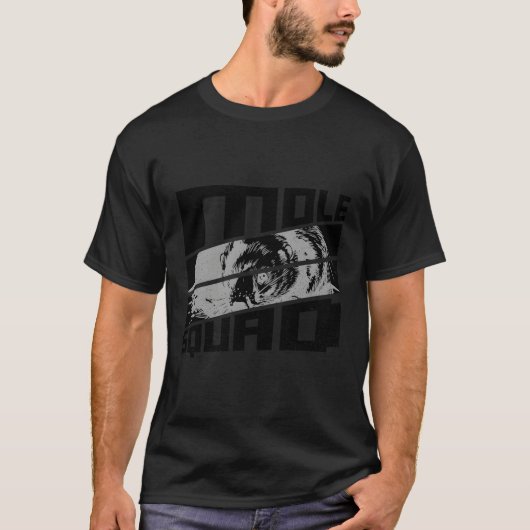 モグラ分隊の齧歯動物の荒野 Tシャツ (正面)
