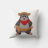 モグラ・アス・カウボーイ クッション (裏面)