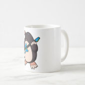 モグラ・アット・ミュージックとギター コーヒーマグカップ (正面右)