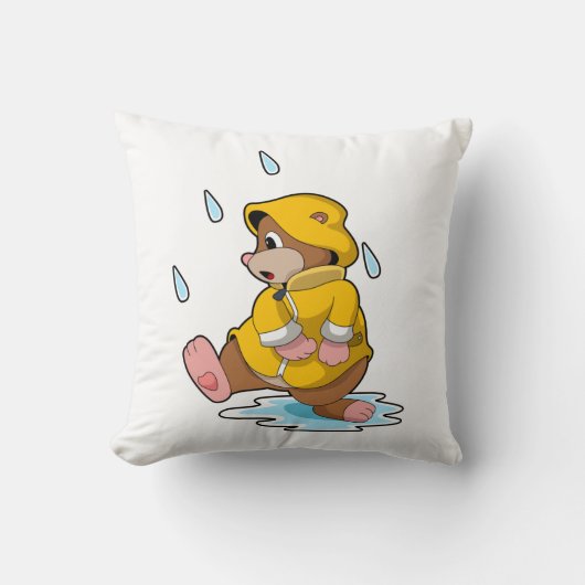 モグラ・アット・レインドロップ クッション (正面)