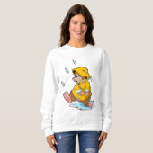 モグラ・アット・レインドロップ スウェットシャツ (正面フル)