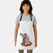 モグラ・アース・フラワー エプロン (インサイチュ)