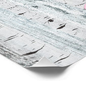 モグラ – ウッドランドフレンズ – 水彩イラストレーション ポスター (コーナー)