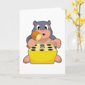 モグラ・ゲーム カード (黄色い花)