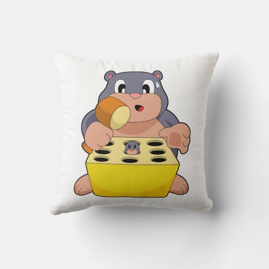 モグラ・ゲーム クッション (裏面)