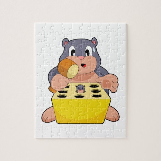 モグラ・ゲーム ジグソーパズル (縦)