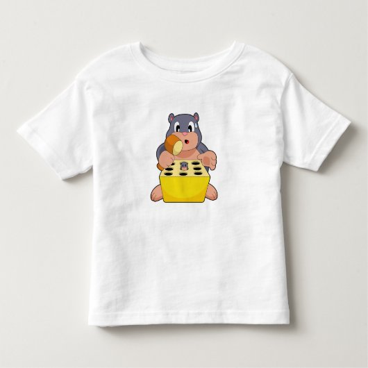モグラ・ゲーム トドラーTシャツ (正面)