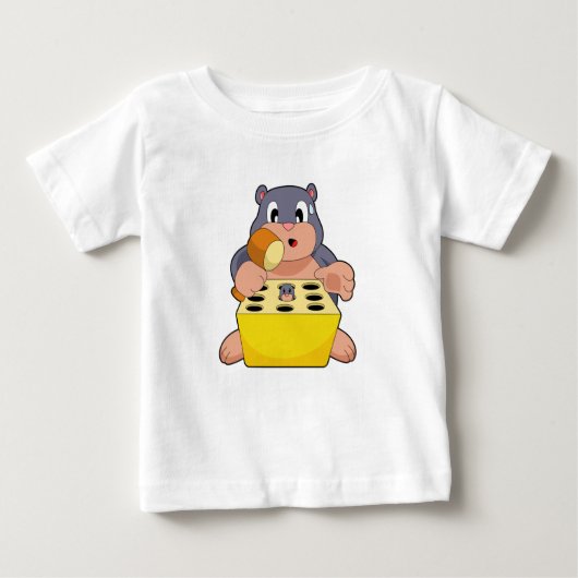 モグラ・ゲーム ベビーTシャツ (正面)