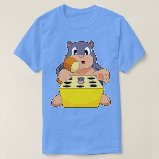 モグラ・ゲーム Tシャツ (デザイン正面)