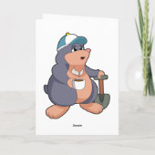 モグラ ショベル カード (裏面)