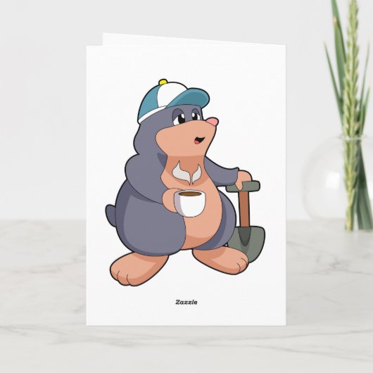 モグラ ショベル カード (裏面)