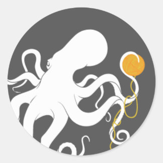 モグリー・ステッカー ラウンドシール