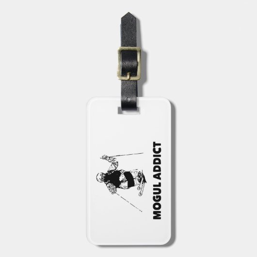モグル中毒 ラゲッジタグ (正面縦)