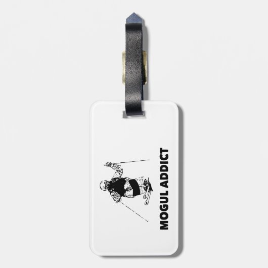 モグル中毒 ラゲッジタグ (裏面縦)