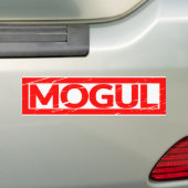 モグル切手 バンパーステッカー (車上)