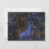 モゲンダビッドサーキュラースターバー（ユダヤ教の）バル・ミツバーリプライカード 出欠カード (裏面)