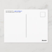 モゴロンリムアリゾナでの夕日 ポストカード (裏面)