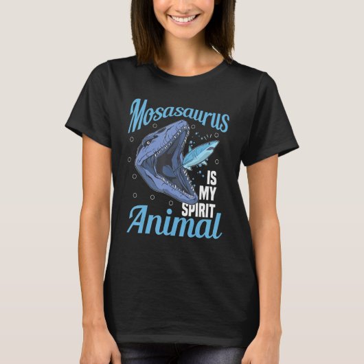 モサウルスは私の精神動物恐竜である Tシャツ (正面)