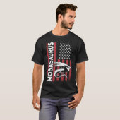 モサウルスディノ先史時代の恐竜1 Tシャツ (正面フル)
