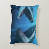 モサウルス対メガロドン アクセントクッション (裏面(縦))