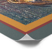 モサウルス&イッチョサウルスca.1912ハインリッヒ・ハード ポスター (角)