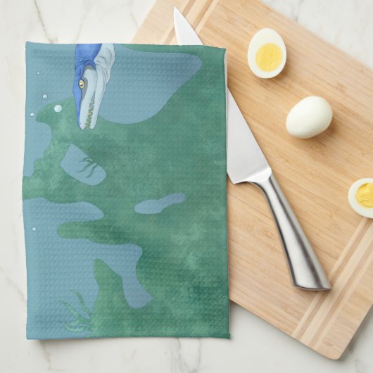 モサウルス キッチンタオル (四つ折り)