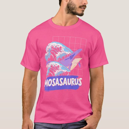 モサウルス・ディノ未来古生物学者 Tシャツ (正面)