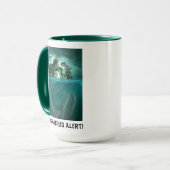 モササウルス警報!ジュラシックワールドディノム マグカップ (正面左)