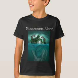 モササウルス警報!ジュラシック・ワールド恐竜Tシャツ Tシャツ