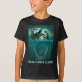 モササウルス警報！ Tシャツ (正面)