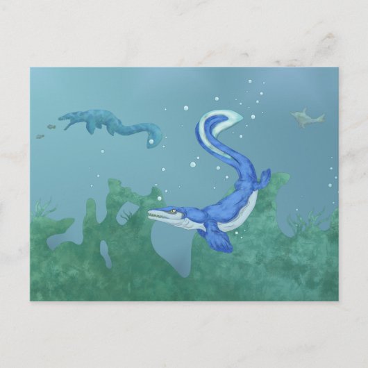 モササウルス ポストカード (正面)