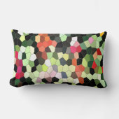 モザイクおもしろい...... ランバークッション (正面)