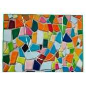 モザイクおもしろい- ラージペーパーバッグ (裏面)