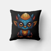 モザイクかわいい小さな姿 クッション (裏面)