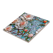 モザイクかわいらしフェイクの花柄 タイル (側面)