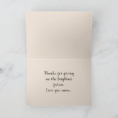 モザイクかわいらしフローラ母の日カード シーズンカード (内部)