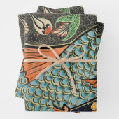 モザイクとカラフル ラッピングペーパーシート (インサイチュ)