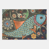 モザイクとカラフル ラッピングペーパーシート (正面)