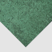 モザイクのステンドグラススタイル緑のテクスチャパターン 薄葉紙 (詳細)