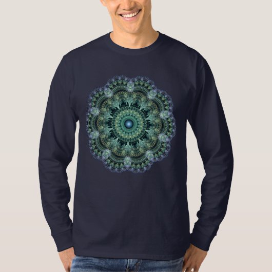 モザイクの丸い装飾 Tシャツ (正面)