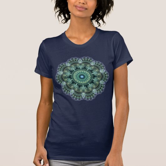 モザイクの円形装飾 Tシャツ (正面)