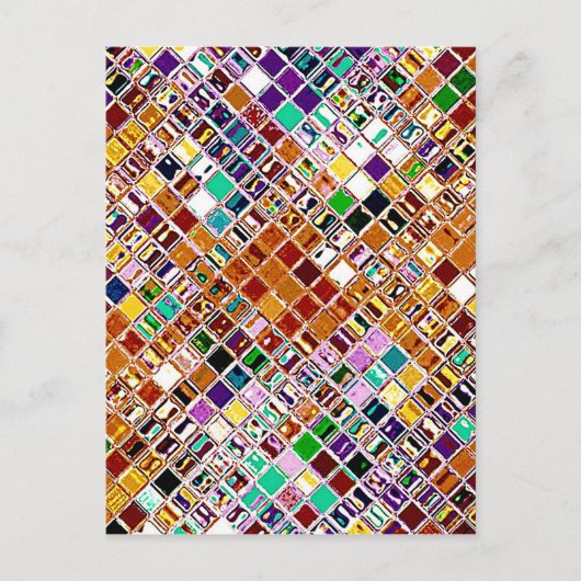 モザイクの再作成 ポストカード (正面)