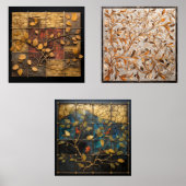 モザイクの壁アート離れパターン (正面)