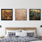 モザイクの壁アート離れパターン (寝室)