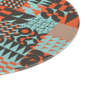 モザイクの幾何学的なタイル、シームレスなパタエレガントーン。 カッティングボード (角)